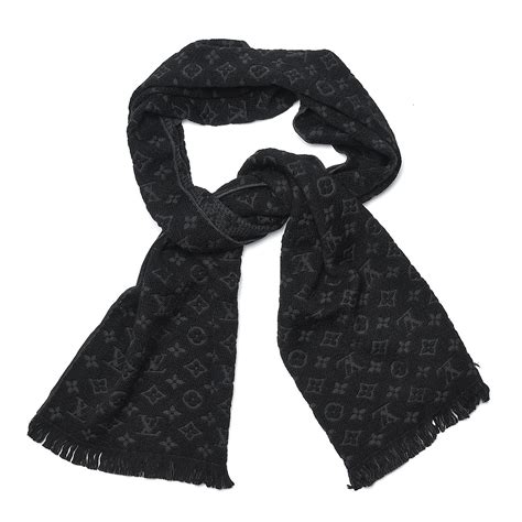 lv black scarf|louis vuitton scarf on sale.